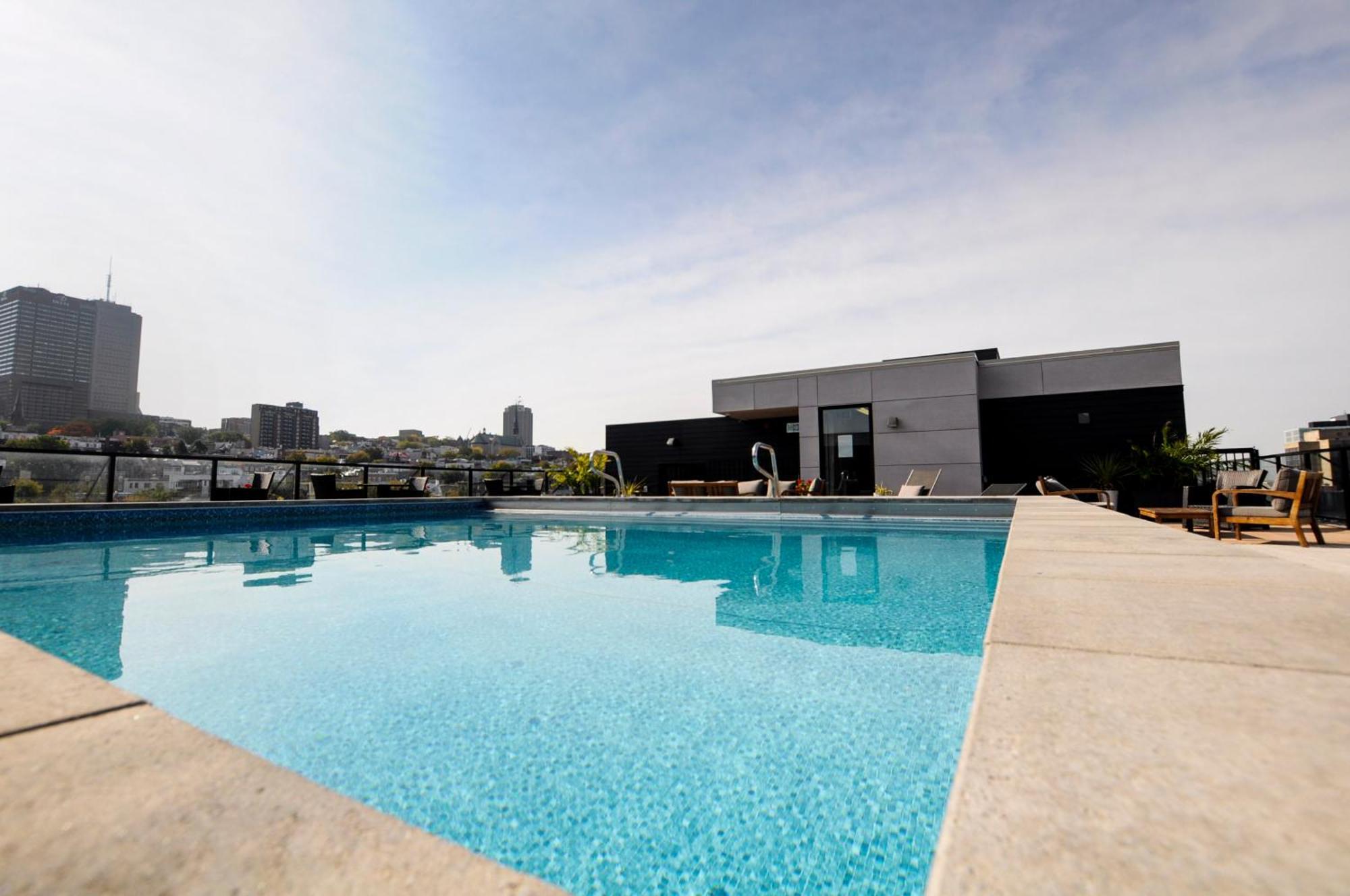 Downtown Penthouse Condo With Breathtaking City Views Québec Eksteriør billede